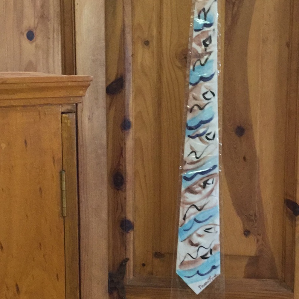 Hand painted Men’s Tie